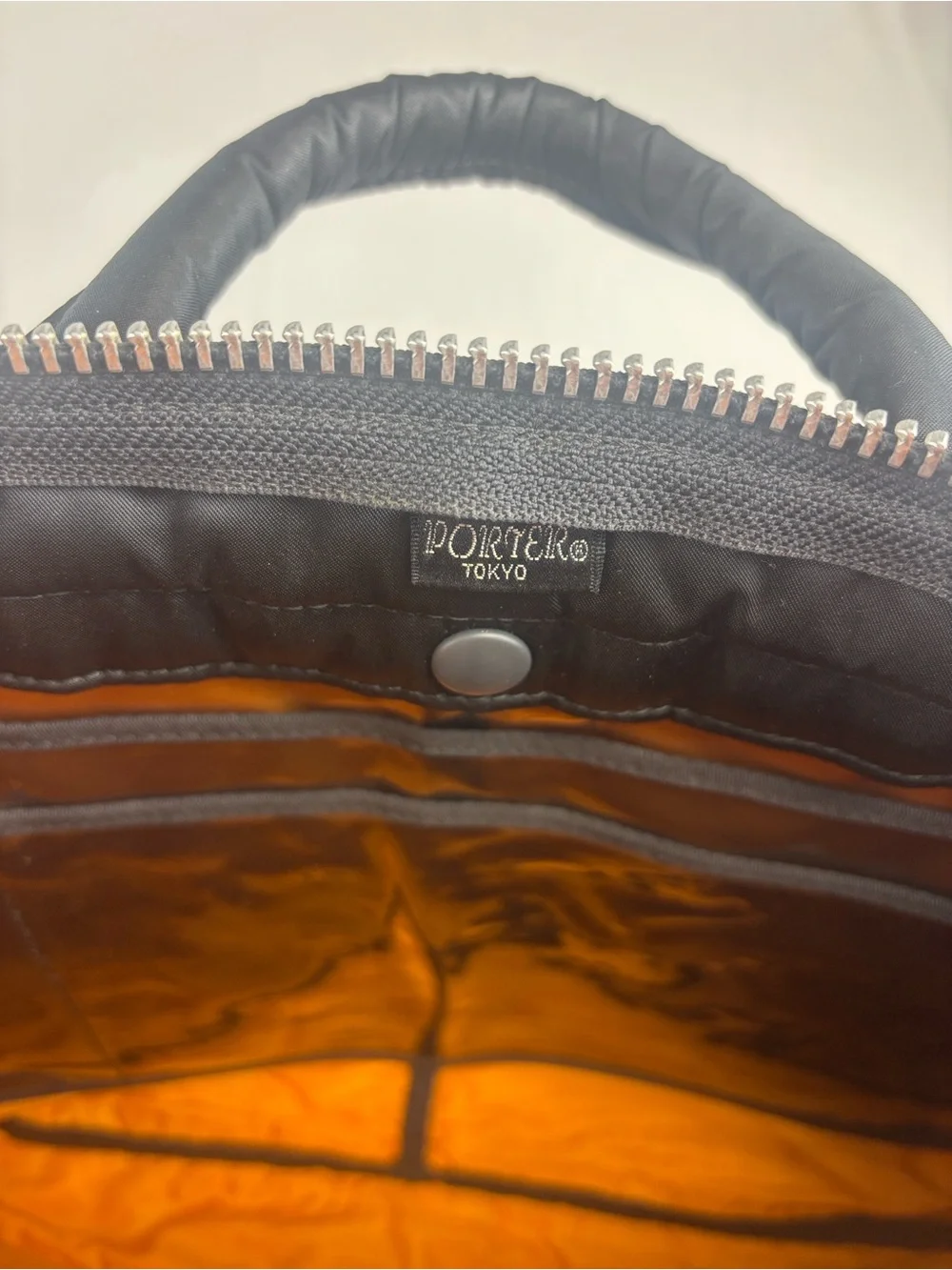 Yoshida & Co. Porter Black Tanker Short Tote Bag